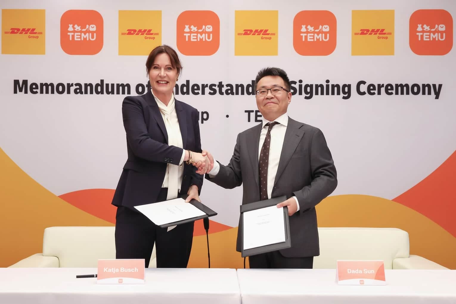 DHL and Temu Sign Memorandum of Understanding