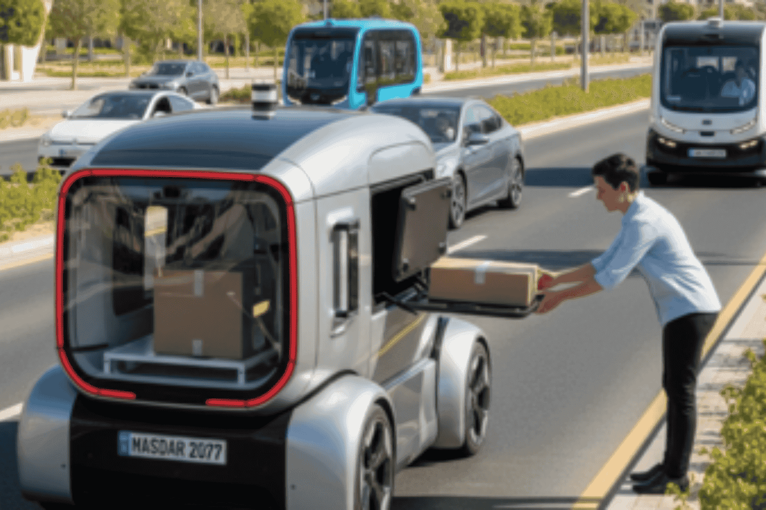 Abu Dhabi Unveils Its First Licensed Driverless Delivery Pods in Masdar City